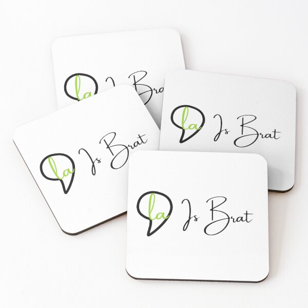 Item preview, ,la Is Brat Comma la Is Brat -Cute Political Support Humor designed and sold by franzandsabina.
