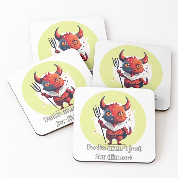 Item preview, Humor "Forks aren't just for dinner!" with a Playful Devil designed and sold by Sarah  English.
