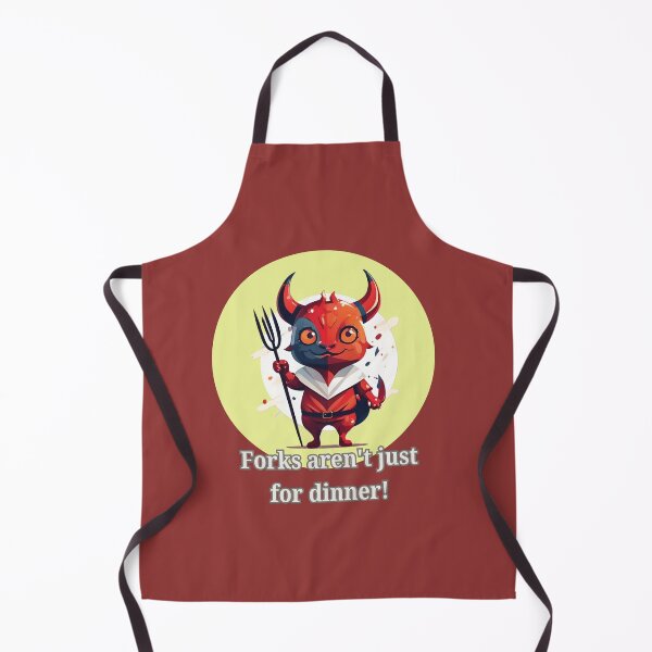 Item preview, Humor "Forks aren't just for dinner!" with a Playful Devil designed and sold by Sarah English.