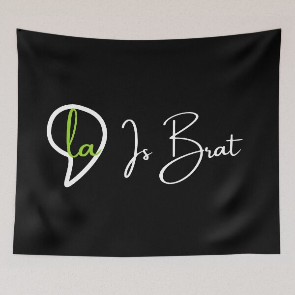 Item preview, ,la Is Brat Comma la Is Brat -Cute Political Support Humor II designed and sold by franzandsabina.