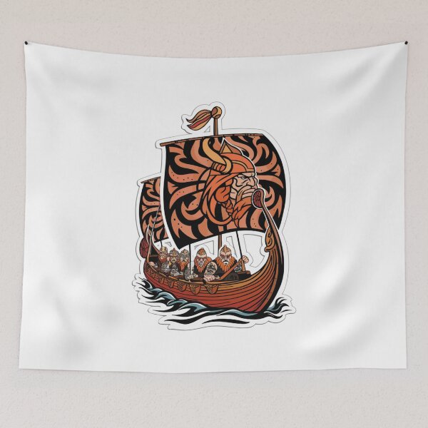 Item preview, Viking Ship with Head Sail designed and sold by Peter Stawicki.