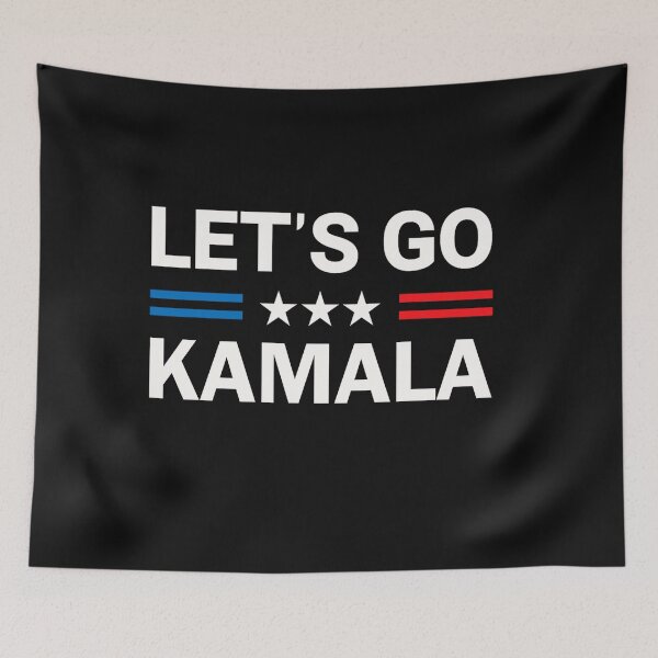 Item preview, Let's Go Kamala 2024 US Vintage Flag designed and sold by PatternFariss.