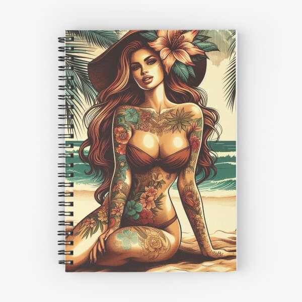 Item preview, GODDESS OF THE TROPICS - Ruby Tattoo Sunhat designed and sold by GoddessTropics.