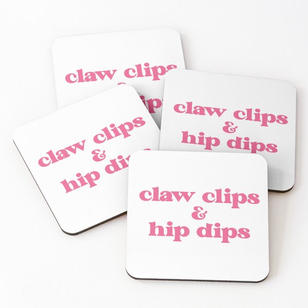Item preview, Claw clips and hip dips - pink designed and sold by SandlinMelanie.