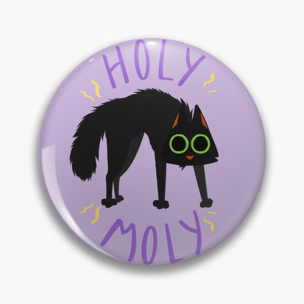 Item preview, Holy Moly Black Cat designed and sold by CynicalMarket.
