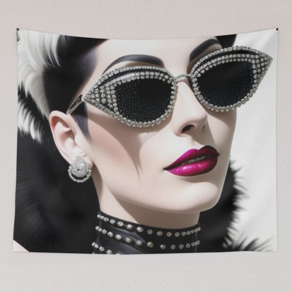 Item preview, Glam Fashion Lady Art designed and sold by TheDarkWardrobe.