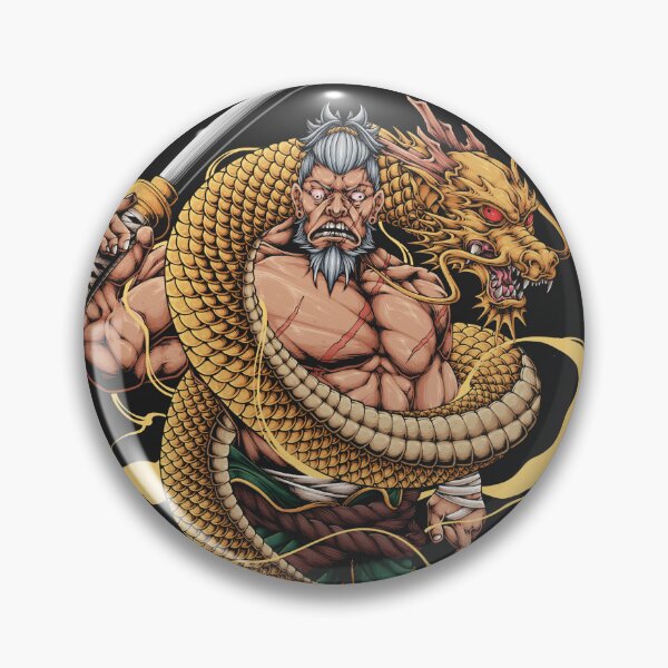 Item preview, A samurai wrapped around a golden dragon designed and sold by SanXaloonk.