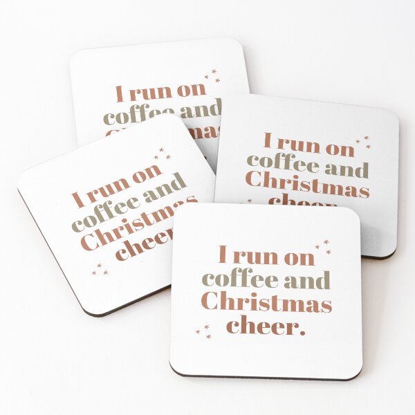 Item preview, Coffee and Christmas gift, happy holidays  designed and sold by Toph & Mea Shop.