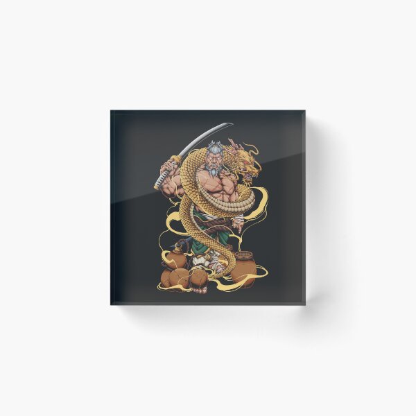 Item preview, A samurai wrapped around a golden dragon designed and sold by SanXaloonk.