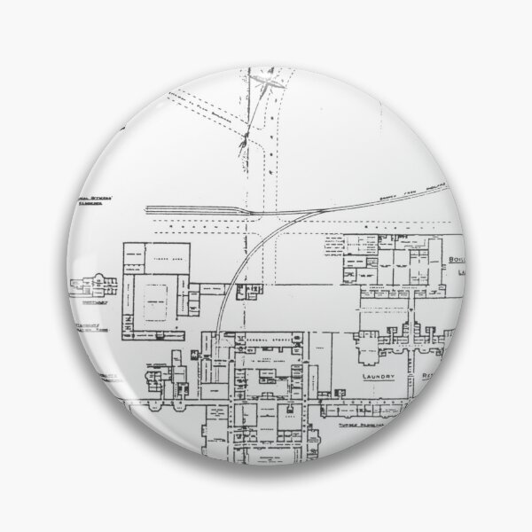 Item preview, Sanatorium Map designed and sold by TrulyRural.