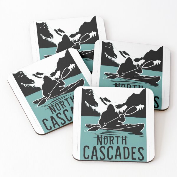 Item preview, Sasquatch Kayaking Lake Diablo in the North Cascades designed and sold by Healy | Sér á báti.