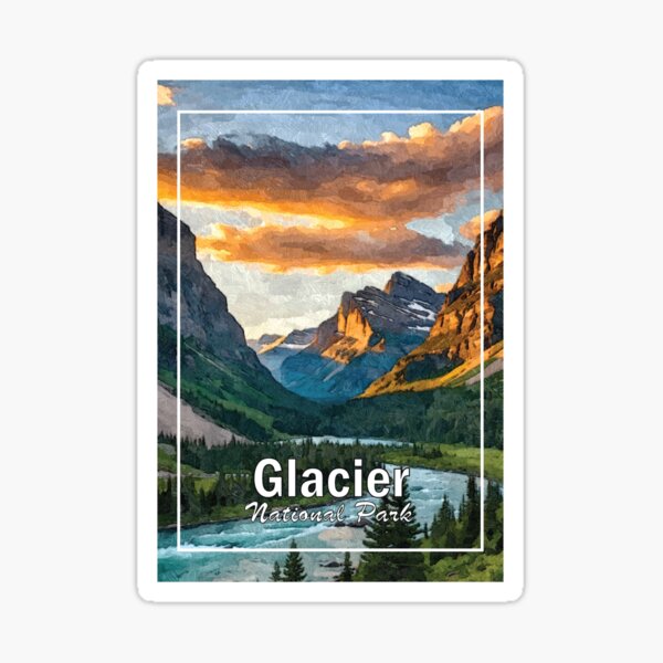 Item preview, Glacier National Park, Montana, USA designed and sold by Era-of-Traveler.