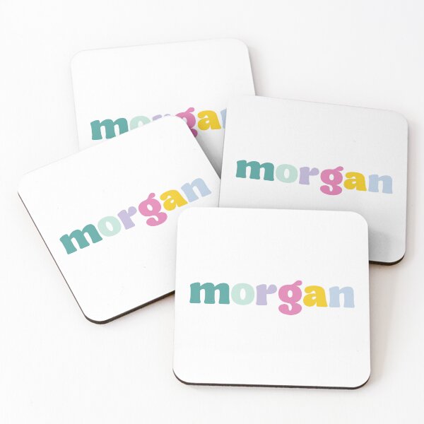 Item preview, Morgan - Custom name on colorful block font designed and sold by To the Lua.