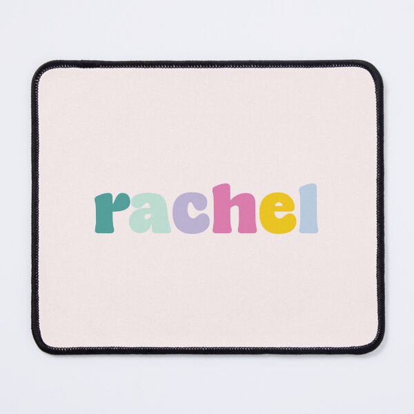 Item preview, Rachel: nombre personalizado en una fuente de bloque colorida designed and sold by To the Lua.