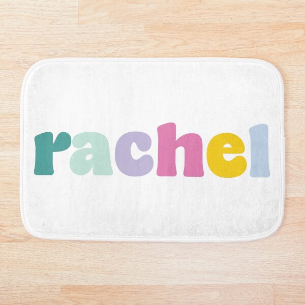 Artikelvorschau, Rachel – Benutzerdefinierter Name auf bunter Blockschrift entworfen und verkauft von To the Lua.