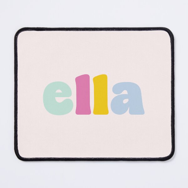 Item preview, Ella - Custom name on colorful block font designed and sold by To the Lua.