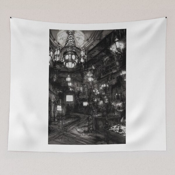 Item preview, Deadly Resort Lobby designed and sold by HauntedAndAlone.