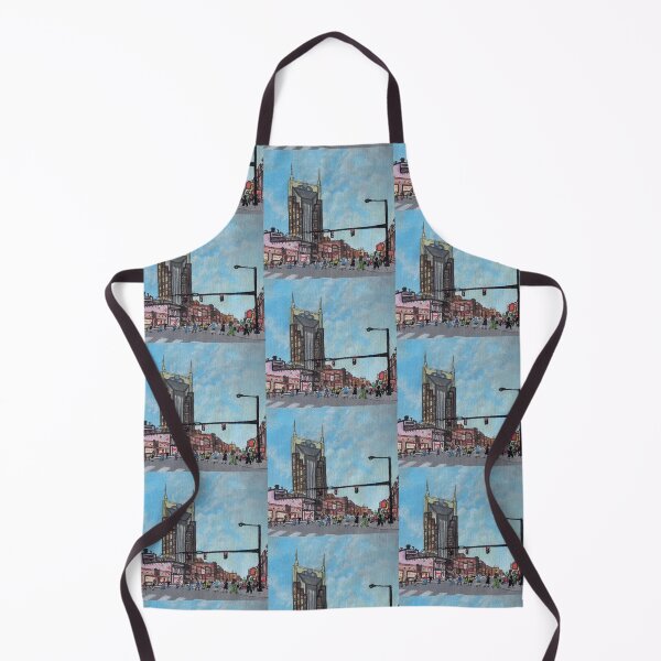 Item preview, Nashville Tennessee Painting Downtown Music City Broadway Street designed and sold by skye-studio.