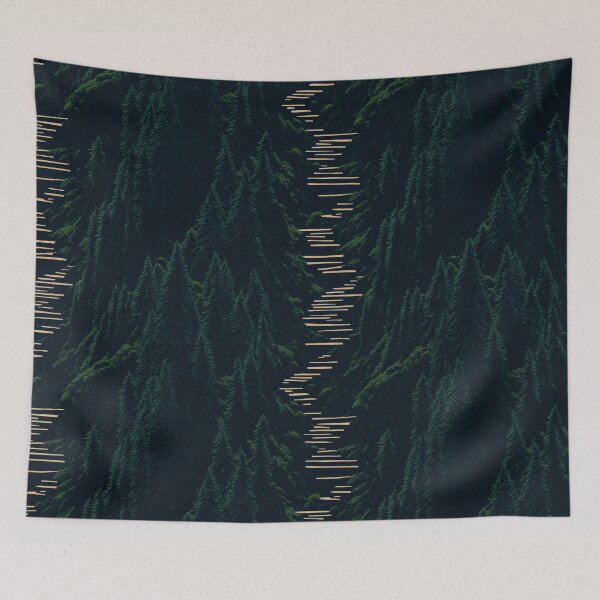 Item preview, Forest Stairway at Night designed and sold by Daniel Haddad.