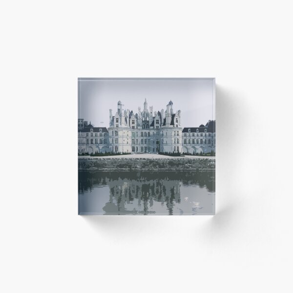 Chateau de Chambord France Bloc acrylique
