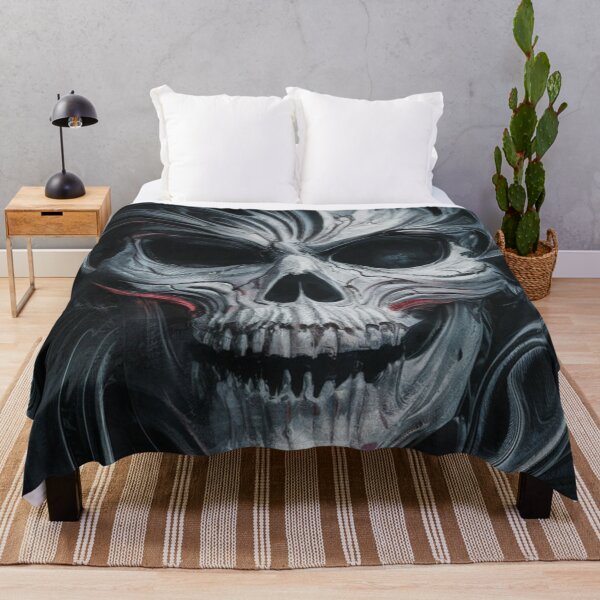 Item preview, Mystical Skeleton Mask: Abstract Halloween Art designed and sold by santyj.