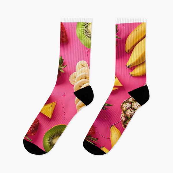 Item preview, Tropical Fruit Medley, Vibrant Summer Fruits Art designed and sold by Neon-Lemon.