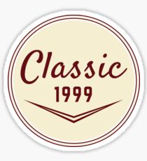 1999 Birthday Gift Vintage Classic 19th Birthday Present Sticker