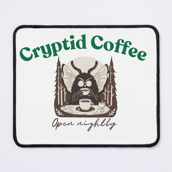 Item preview, Cryptid Coffee Mothman designed and sold by PixelImpression.
