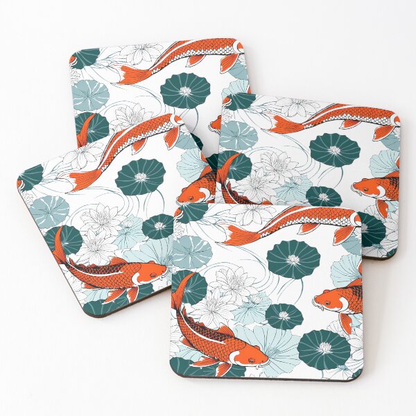 Item preview, Japanese Koi Fish, Traditional Style Art designed and sold by ECsCustomArt.