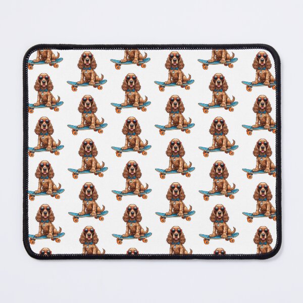 Item preview, Cocker Spaniel Inglés Perro Skateboarding designed and sold by TheAnimalZ00.