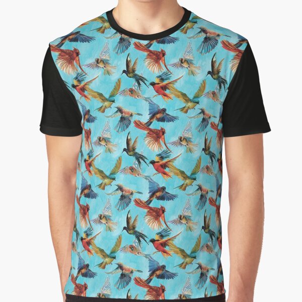 Item preview, Wild Birds Nature Scene in Vibrant Multicolor designed and sold by Lisa Croff.