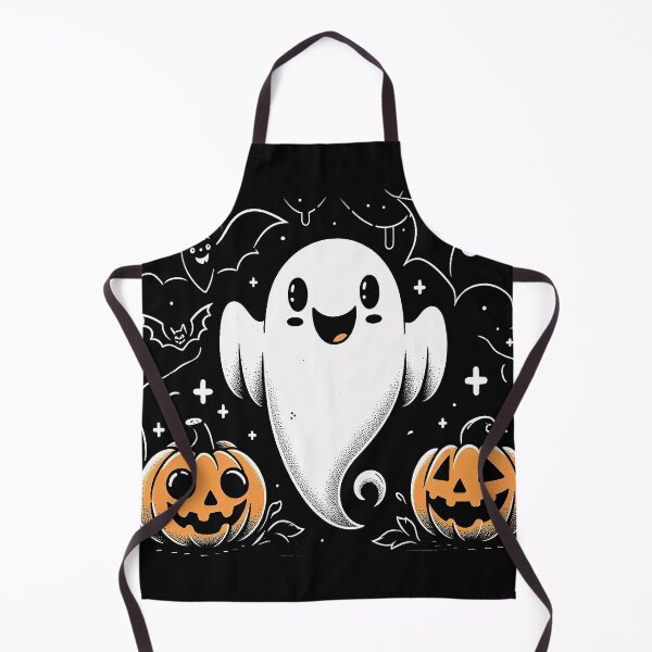 Item preview, Cheerful Ghost and Pumpkins in Halloween Night designed and sold by nipunab.