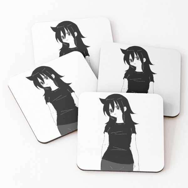 Item preview, Watamote Tumoko Kuroki designed and sold by ShikiGum.
