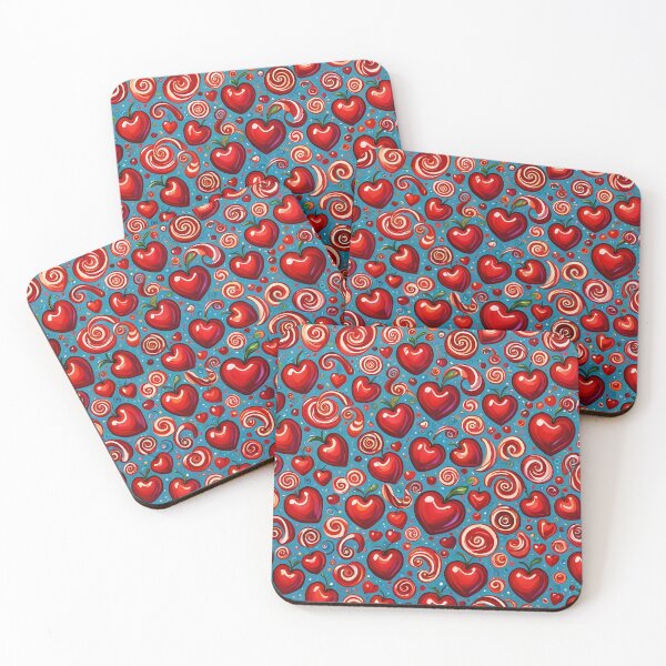 Item preview,  Romantic elegant hearts patterns designed and sold by Astralia.