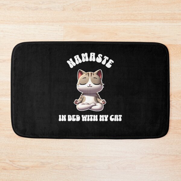 Item preview, Namaste In Bed with My Cat designed and sold by InspireHubWear.