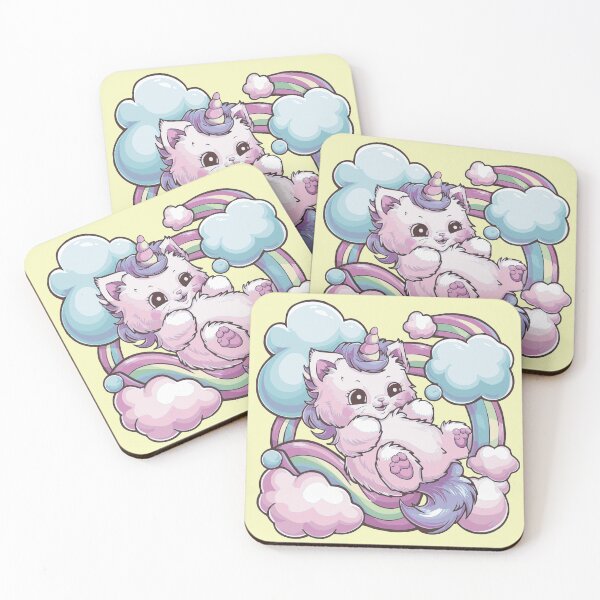 Item preview, Unicorn Cat Fantasy designed and sold by winaidigidesign.