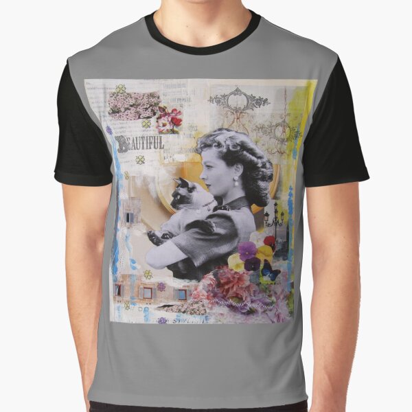 Item preview, Vivien Leigh and Siamese Cat designed and sold by collageDP.
