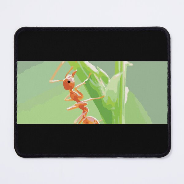 Item preview, Ant climbing leaf illustration designed and sold by Corner-Distro.