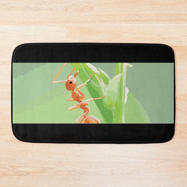 Item preview, Ant climbing leaf illustration designed and sold by Corner-Distro.