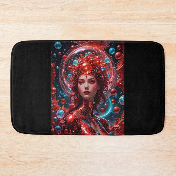 Item preview, Portrait the lady in red in space designed and sold by Astralia.