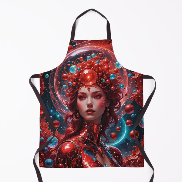 Item preview, Portrait the lady in red in space designed and sold by Astralia.