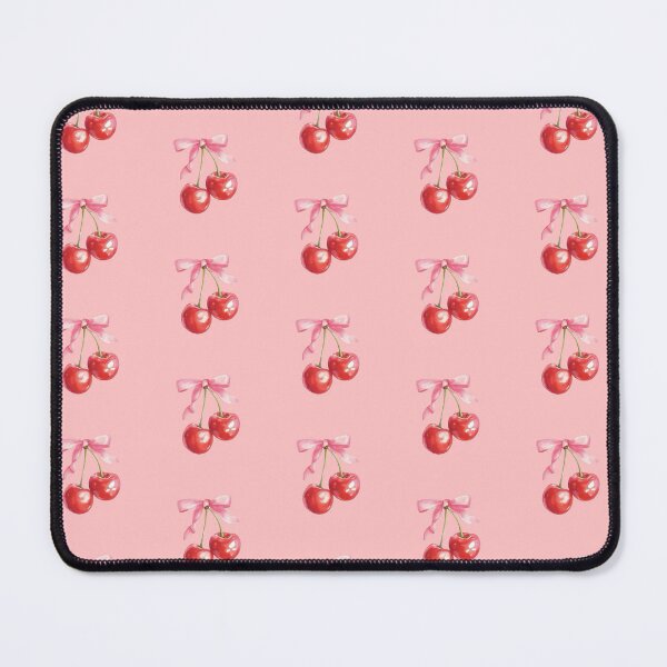 Item preview, cherry with coquette bow aesthetic designed and sold by sarahhelizz.