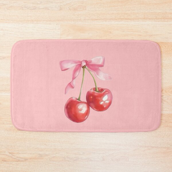 Item preview, cherry with coquette bow aesthetic designed and sold by sarahhelizz.