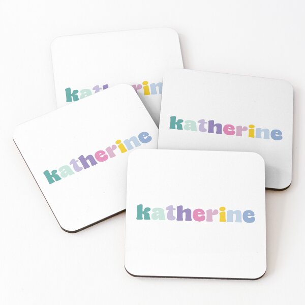 Item preview, Katherine - Custom name on colorful block font designed and sold by To the Lua.