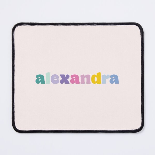 Item preview, Alexandra - Custom name on colorful block font designed and sold by To the Lua.