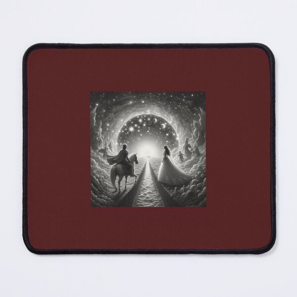 Item preview, Black and White Magic: Starry Tunnel Escape for Horseback Lovers designed and sold by choder61.