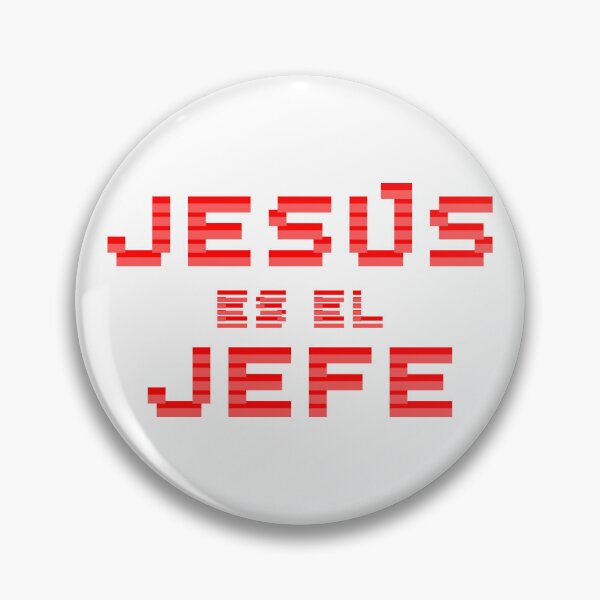 Item preview, Jesús es el Jefe #1 (red/pink) designed and sold by Nathan Payne.