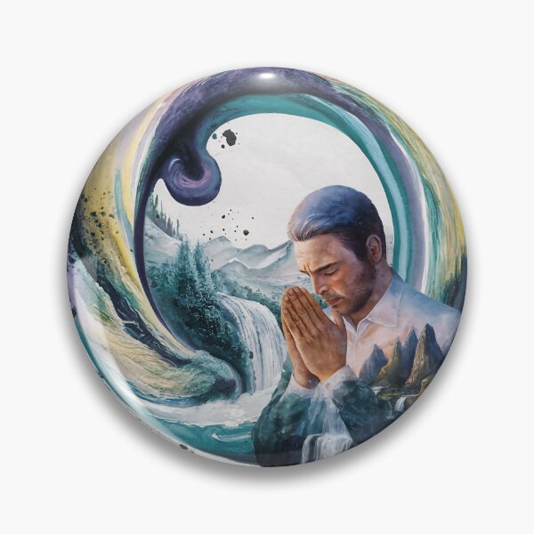 Item preview, Man Praying to Yahuah - Worship - Christian Hebrew Watercolor designed and sold by Narrow-Path.
