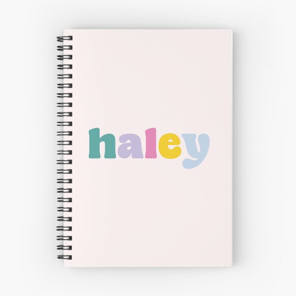 Item preview, Haley - Custom name on colorful block font designed and sold by To the Lua.