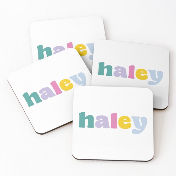 Item preview, Haley - Custom name on colorful block font designed and sold by To the Lua.